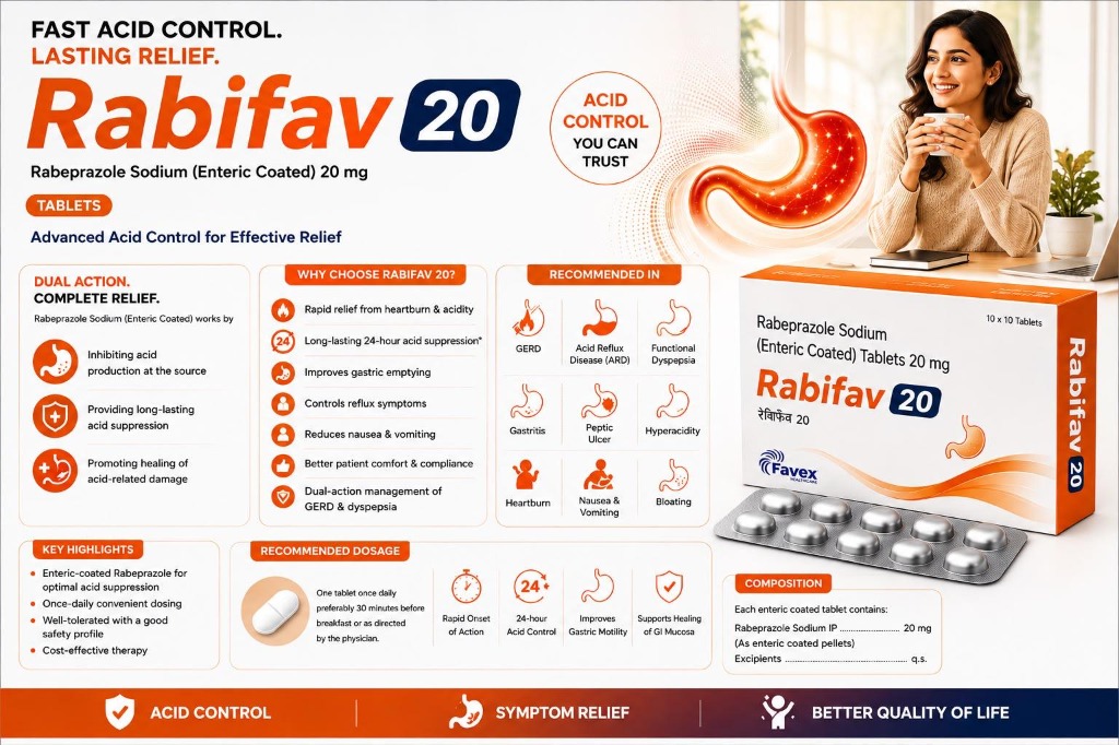 Rabifav Range - Gastro Care Formulation